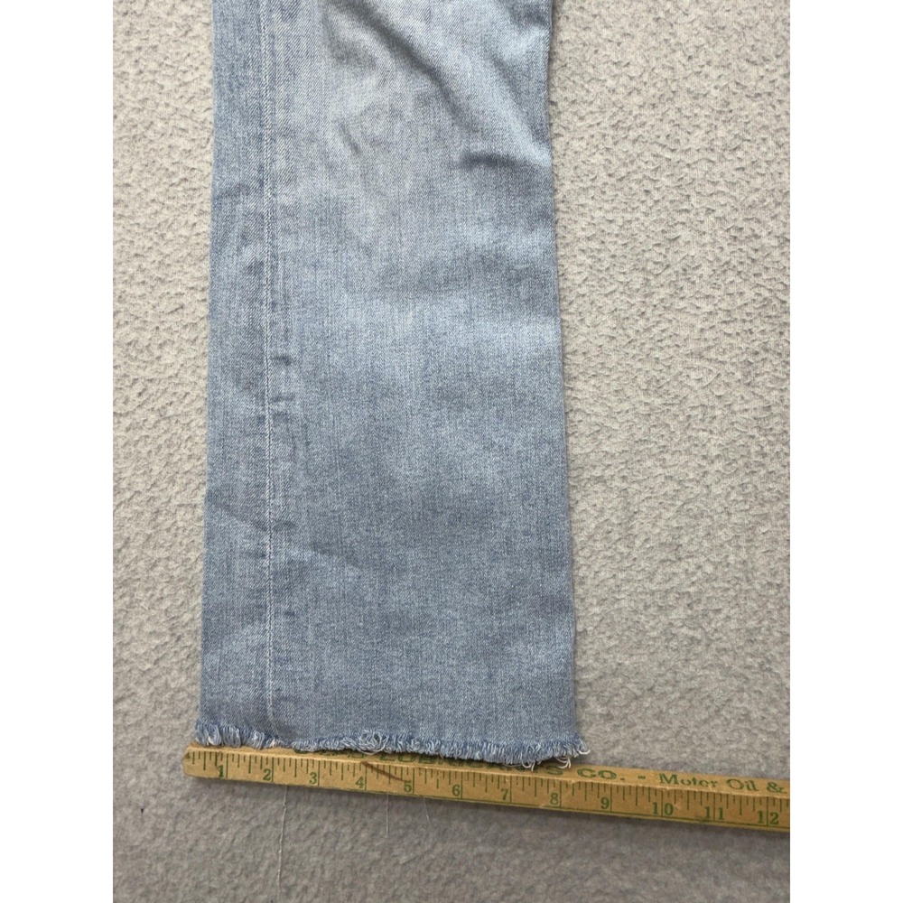 Citizens Of Humanity Isola Jeans Womens 31 Blue Mid Rise Stretch Bootcut Raw Hem - Picture 2 of 14